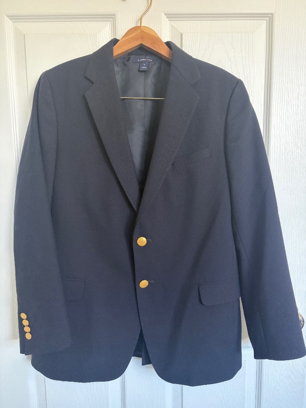 Boy's Lands' End Black Sport Coat/Blazer